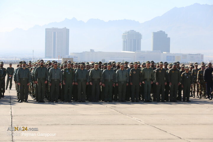 مراسم تشیع شهدای حادثه سقوط بالگرد هوانیروز - اصفهان