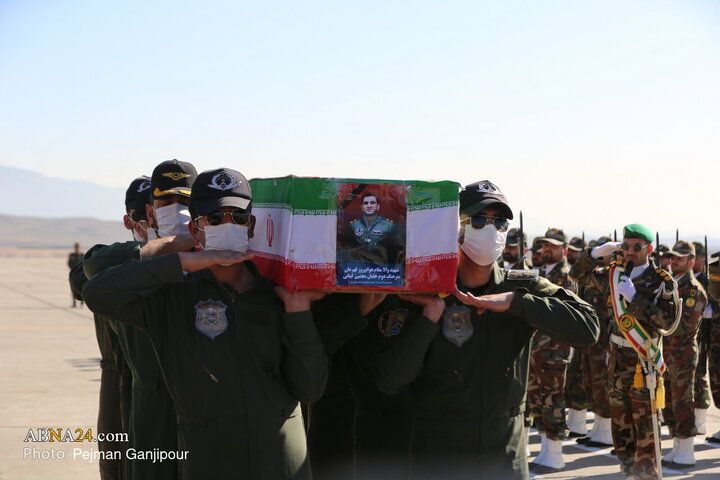 مراسم تشیع شهدای حادثه سقوط بالگرد هوانیروز - اصفهان