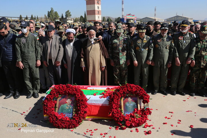 مراسم تشیع شهدای حادثه سقوط بالگرد هوانیروز - اصفهان