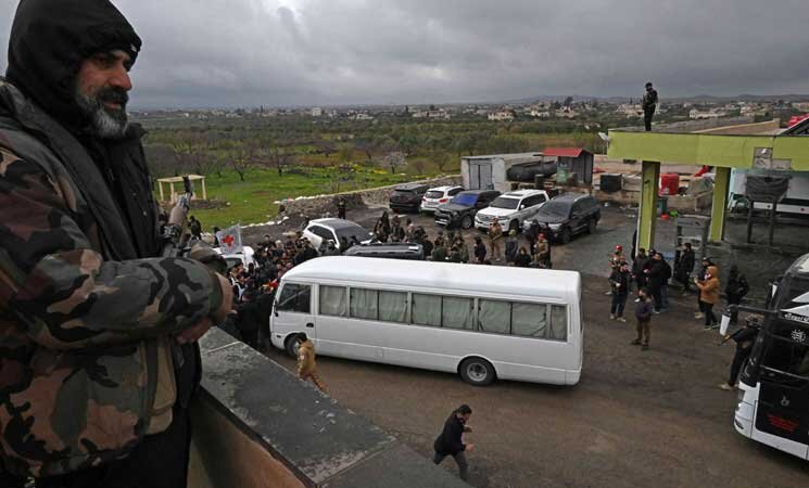 ۸۶ اسیر، بین دولت سوریه و گروه‌های دروزی در سویدا مبادله شدند + عکس