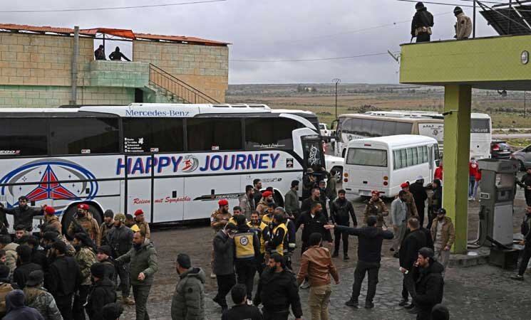 ۸۶ اسیر، بین دولت سوریه و گروه‌های دروزی در سویدا مبادله شدند + عکس