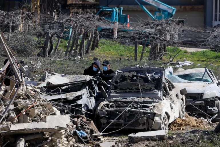 دولة الاحتلال الصهيونية تشن غارات عنفية على مناطق في البقاع شرقي لبنان