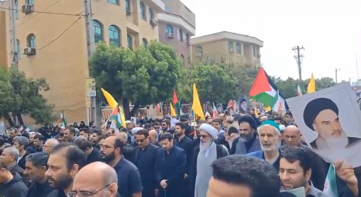 Labarai Cikin Bidiyo Yadda Aka Gabatar Da Muzahar Ranar Qudus 1447 A Iran - Bushehr
