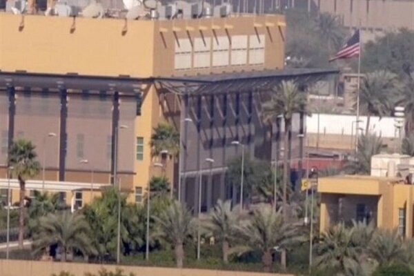 US terrorist Embassy in Iraq come under attack