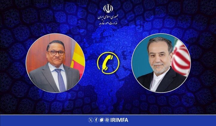 Iran, Sri Lanka top diplomats discuss latest war developments