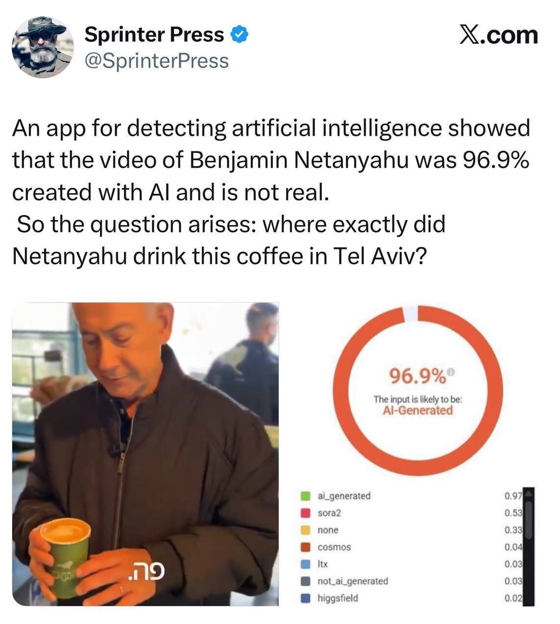 New Video of Netanyahu Proves Fake