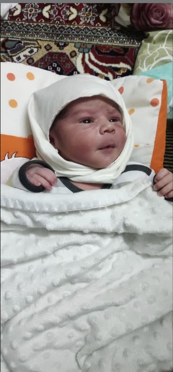 Hoton Shahid Mujtaba Ɗan Kwana Huɗu Da Haihuwa