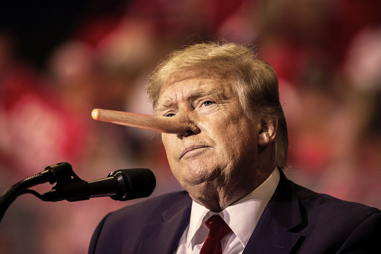 Out of control: Trump, the machine of lying