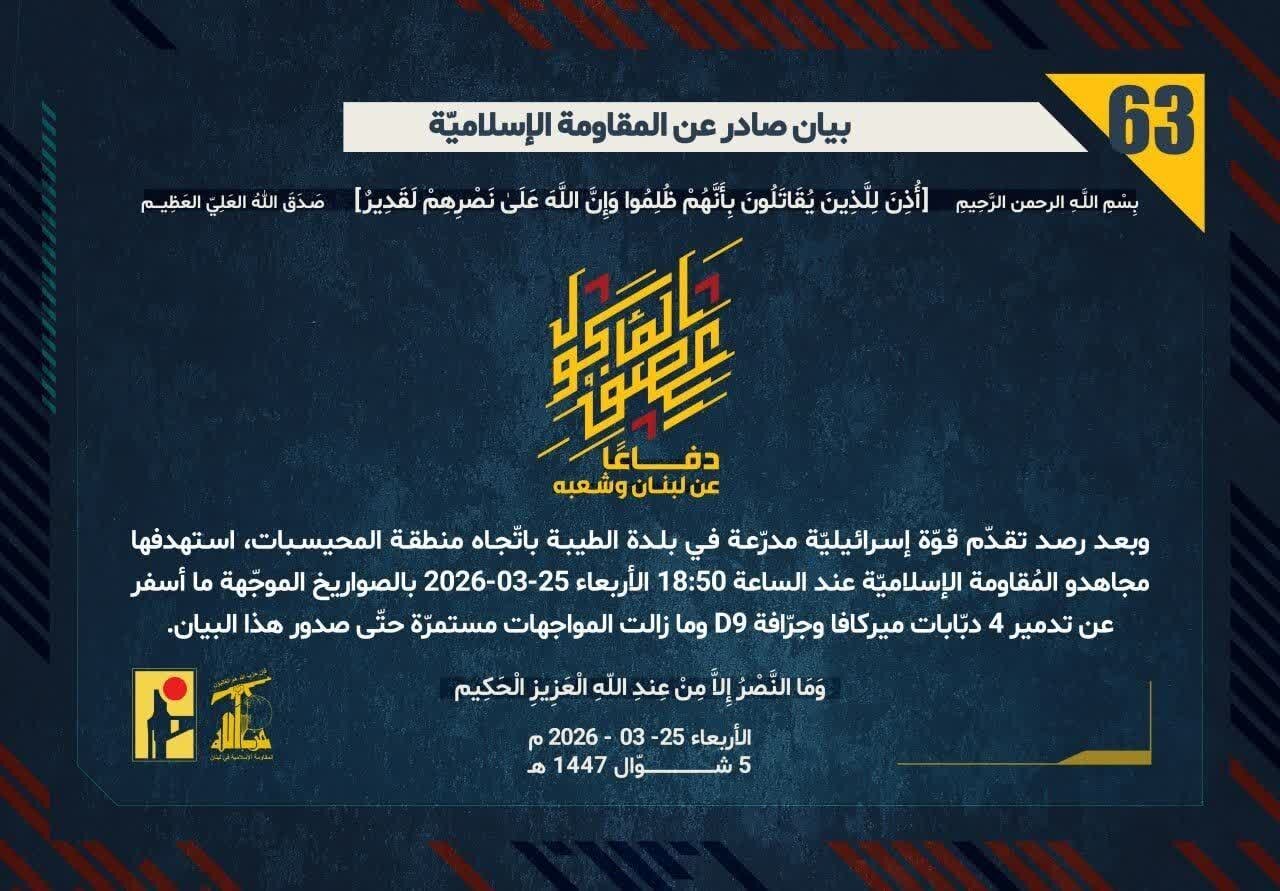 Hizbullah Ta Harba Makamai Masu Linzami 30 A Cikin 'Yan Sa'o'i Da Suka Gabata Kan Isra’ila