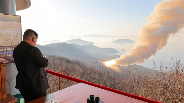 Report: North Korea’s Kim Oversees Test of High-Thrust Engine