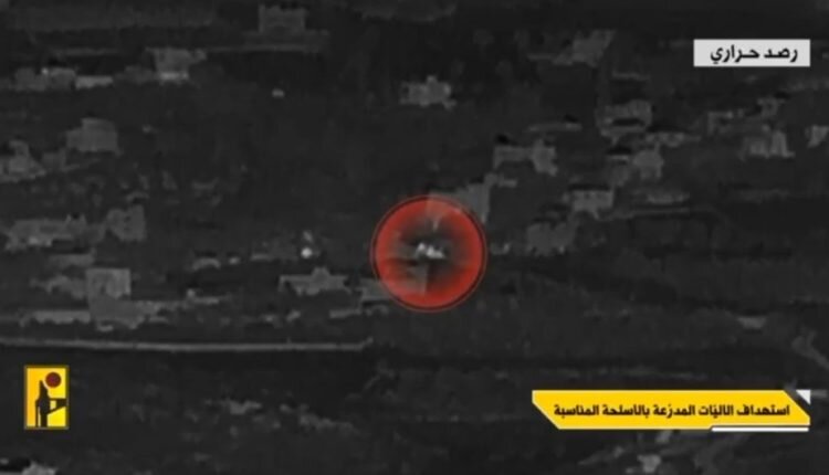 Lebanese Hezbollah targets Israeli Merkava tank, air defense system in southern Lebanon