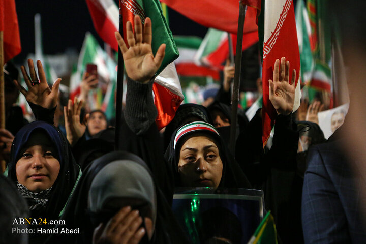 تقرير مصور/ مراسم خاصة باستقبال جثمان اللواء الركن الشهيد "الموسوي" عند حرم السيد موسى المبرقع(ع)