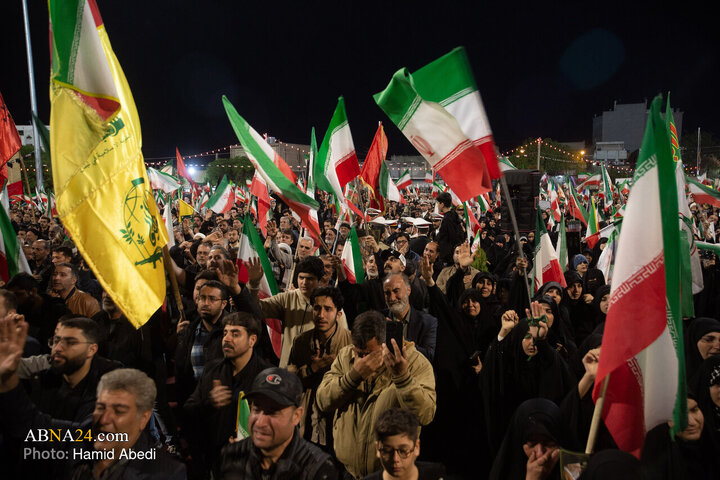 تقرير مصور/ مراسم خاصة باستقبال جثمان اللواء الركن الشهيد "الموسوي" عند حرم السيد موسى المبرقع(ع)
