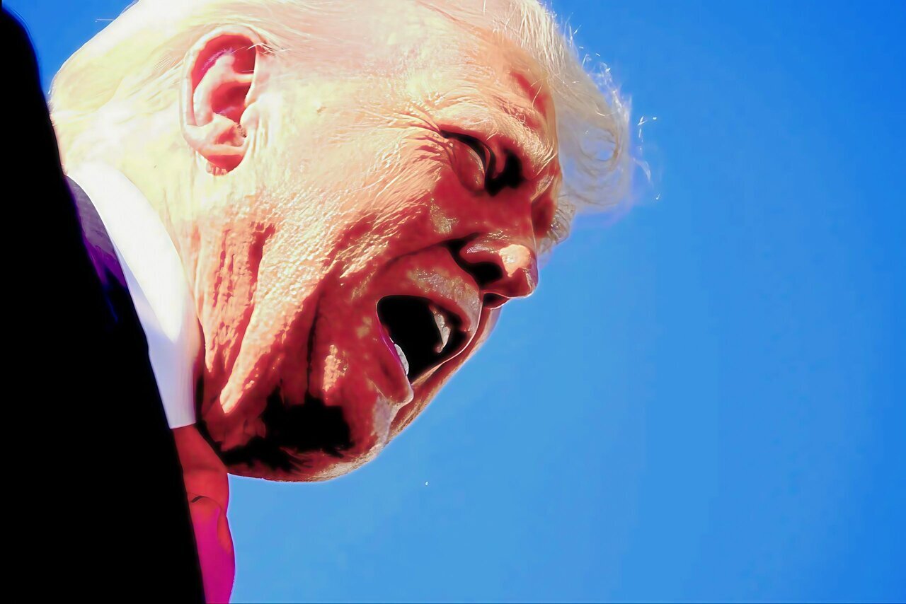 Terminal scream of an empire scheduling war crimes in its digital Colosseum