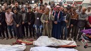 Terrorist Israeli military kills six Palestinians at Gaza checkpoint