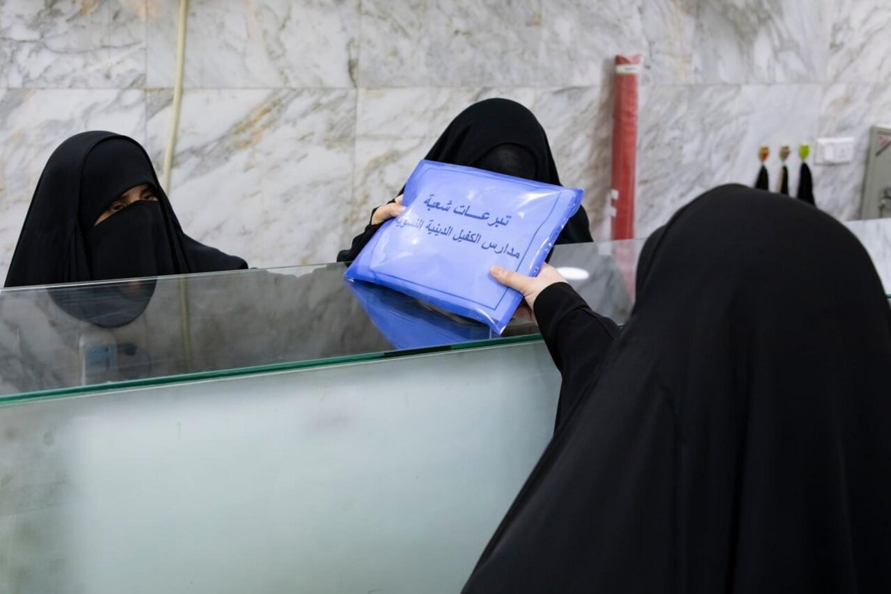 Al-Kafeel Schools Division participates in donation campaign for Iranian, Lebanese people