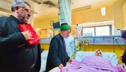Photos: Delegation of Imam Hussain holy shrine visits injured children in Tehran hospitals