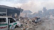 Widespread Destruction Around Tibnin Hospital in Southern Lebanon Following Zionist Attacks
