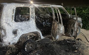 Extremist Jewish settlers burn Palestinian vehicle, attack West Bank villages