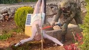 Anger erupts after Israeli soldier smashes statue of Jesus Christ in southern Lebanon