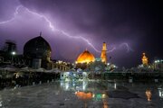 Photos: Samarra’s Al‑Askari Shrine Shines Amid Thunderstorms and Divine Rain