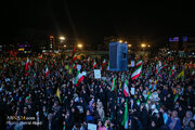 Photos: Nighttime Gathering of Tehran People in Support of Homeland Defenders