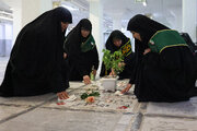 Photos: Dust-Cleaning Ceremony of Graves of Martyrs Buried in Imam Reza Holy Shrine