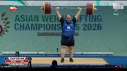 Иранлы ағыр атлет Асија чемпионатында тәканла галдырмада дүнја рекордуну јениләди \ Видео