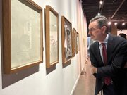 Spanish Ambassador Visits “Art & War” exhibition in Tehran, Highlights Peace‑Seeking Role of Art on Intl Museum Day