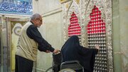 Photos: Wheelchair Service Volunteers Assist Pilgrims at Husayni Holy Shrine