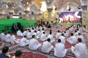 تقرير مصور/ العتبة العباسية تقيم ختمة قرآنية في حرم الإمامين العسكريين (ع)
