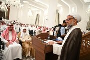 تقرير مصور/ الشيخ "حسن الصفار" يلقي كلمة بمناسبة بعيد الغدير الأغر في جزيرة تاروت السعودية