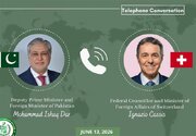 پاکستان اور سوئٹزرلینڈ کے وزرائے خارجہ کی ایران امریکہ مذاکرات پر مشاورت