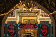 تقرير مصور/ حرم الإمامين الكاظمين(ع) يتَّشح بالسواد مع بداية حلول شهر محرم الحرام