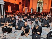 تقرير مصور/ مجلس عزاء الامام الحسين بمسجد الامام علي (ع) في البصرة جنوب العراق