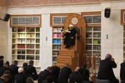 تقرير مصور/ مجلس عزاء استشهاد الامام الحسين(ع) في جامع السهلة الكبير بالكوفة العراقية