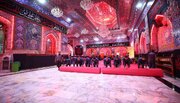 تقرير مصور/ العتبة الحسينية تنجز أعمال فرش المخيم الحسيني لاستقبال المعزين في شهر المحرم