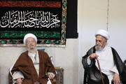 Ayətullah Məkarim Şirazinin evində Aşura Günü Matəm Mərasimi \ Foto