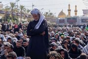 تقرير مصور/ أجواء الحزن في عند مرقد الإمام الحسين (ع) واخيه العباس (ع) في كربلاء
