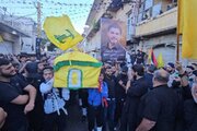 لبنان کے شہر مشغرہ میں شہید محسن حسن حمود کی تشییع؛ شرکاء کا راہِ شہداء پر ثابت قدم رہنے کے عزم کا اظہار