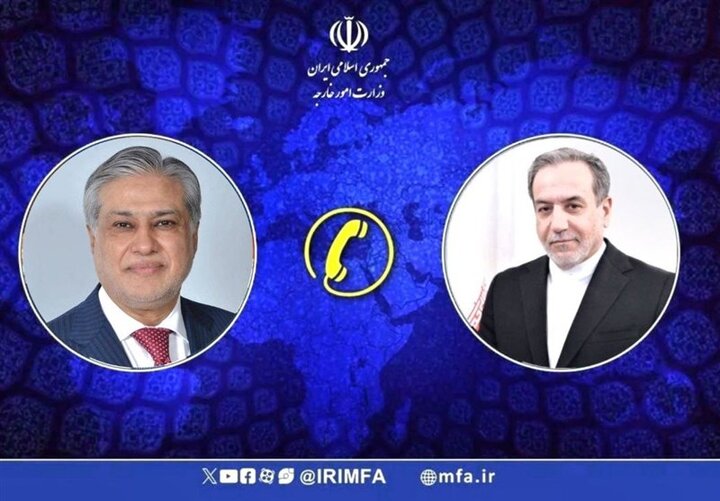 عراقجي يبحث مع نظيره الباكستاني آخر تطورات المسار الدبلوماسي الجاري