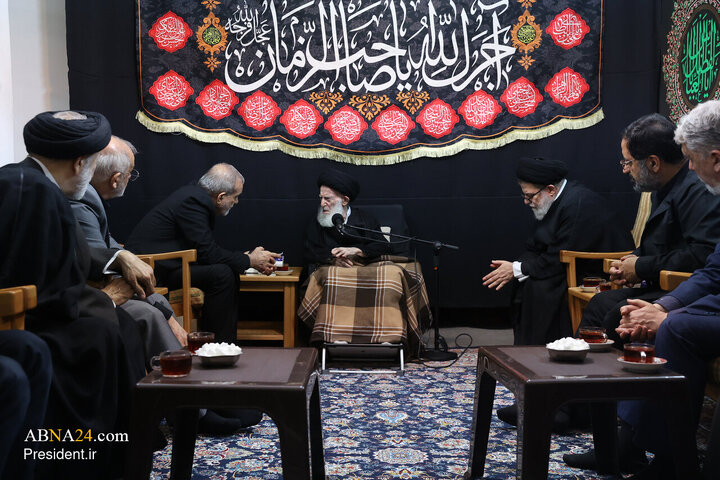 دیدار رئیس‌جمهور با مراجع عظام تقلید و علما در قم