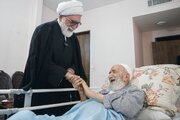 Photos: Custodian of Imam Reza Holy Shrine visits Hojjat al-Islam Rashed Yazdi