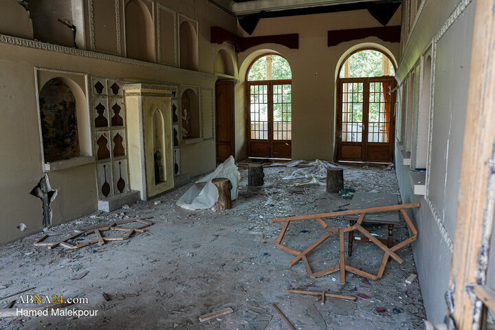 Photos: Parliament Lawmakers Visit Damaged Sections of Sa'dabad Palace After Ramadan War