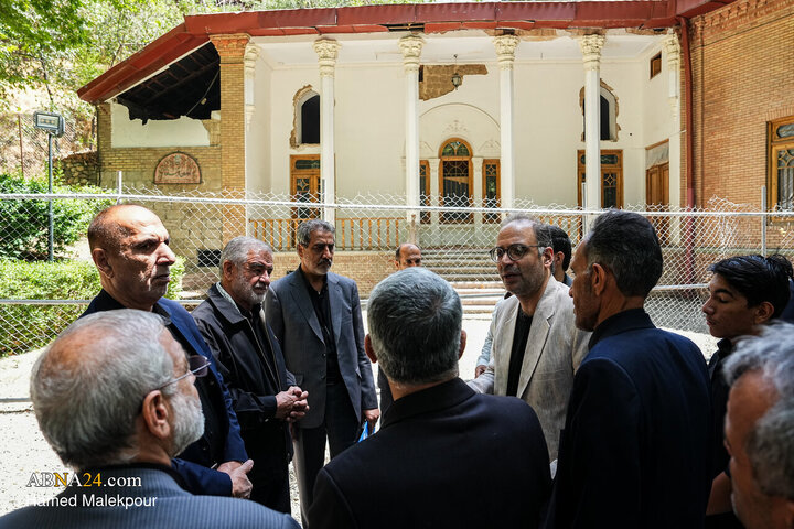 Photos: Parliament Lawmakers Visit Damaged Sections of Sa'dabad Palace After Ramadan War