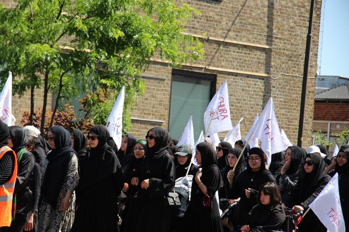 تقرير مصور/ مشاركة واسعة بمسيرة عاشورائية في مدينة "مالمو" بالسويد