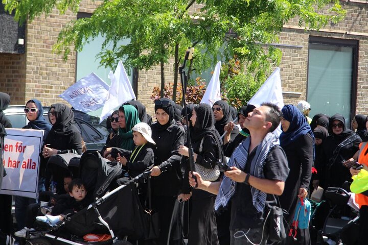 تقرير مصور/ مشاركة واسعة بمسيرة عاشورائية في مدينة "مالمو" بالسويد