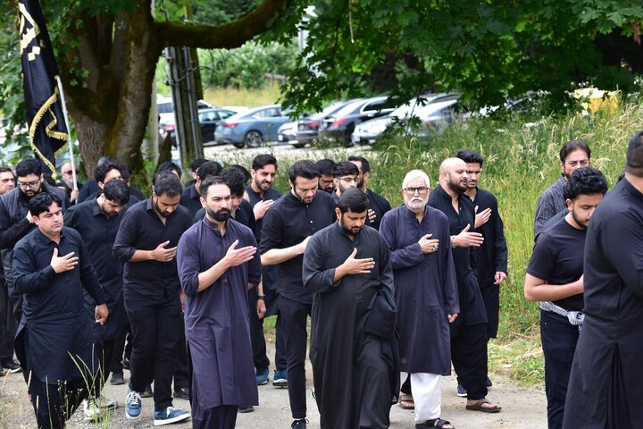 تقرير مصور/ موكب عاشورائي في مدينة "سنوهوميش" بالولايات المتحدة الامريكية