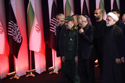 İİR-inin üç qolunun rəhbərləri Ümümdünya Müsəlmanlarının Ali Lideri, şəhid İmam Xameneinin cənazəsi ilə vidalaşdılar- 1