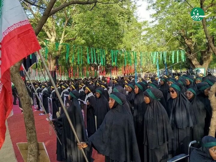 تقرير مصور/ مراسم توديع رمزي لجثمان الشهيد القائد الامام السيد "الخامنئي" في نيجيريا